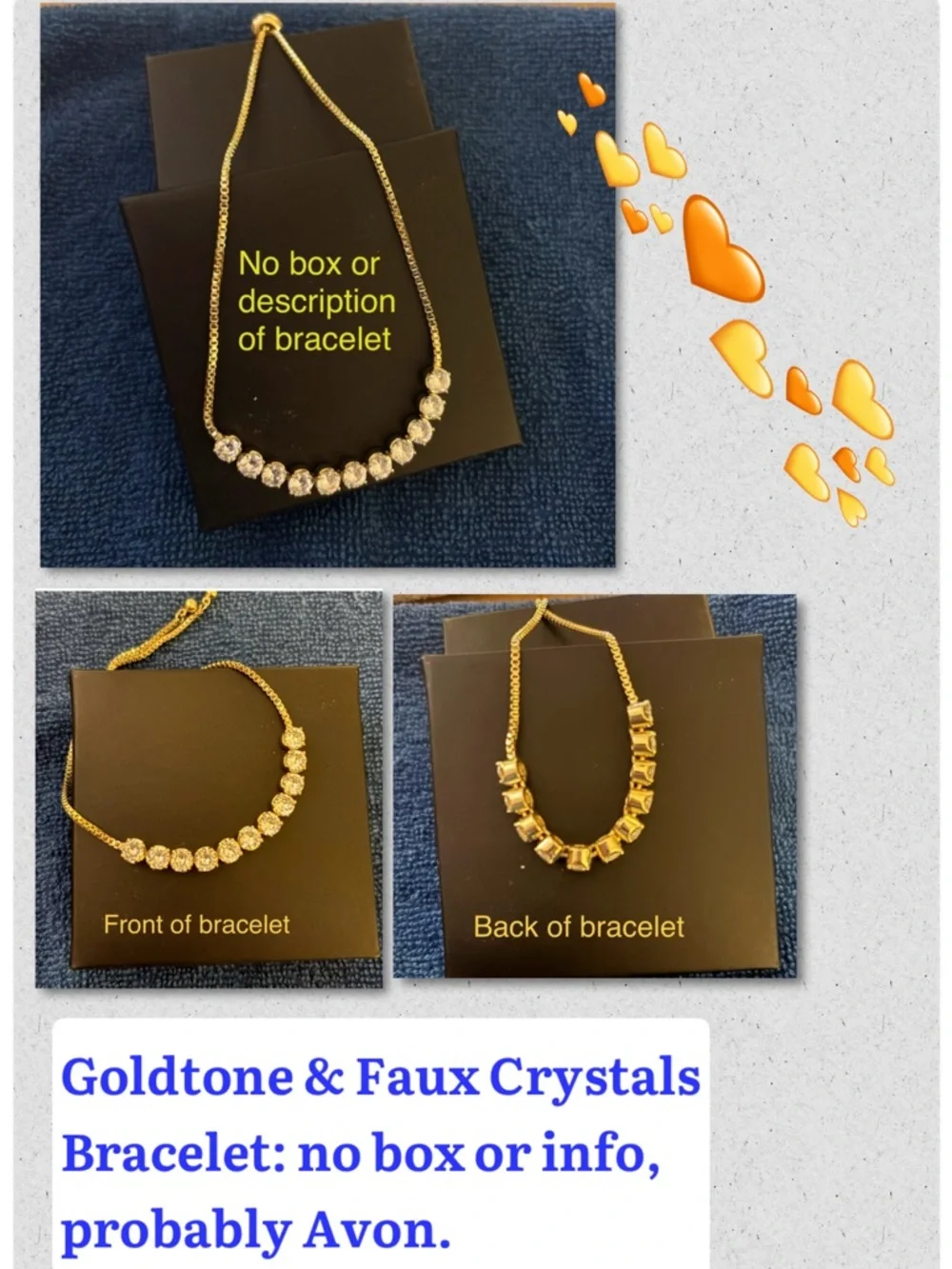 5 pairs of earrings, 1 bracelet, 1 necklace. See descriptions in details. - Picture 12 of 15